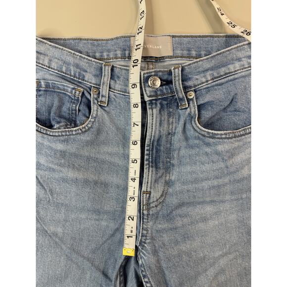 Everlane Womens High Rise Straight Denim Jeans 26 Light Wash Classic Preppy City - Picture 4 of 11